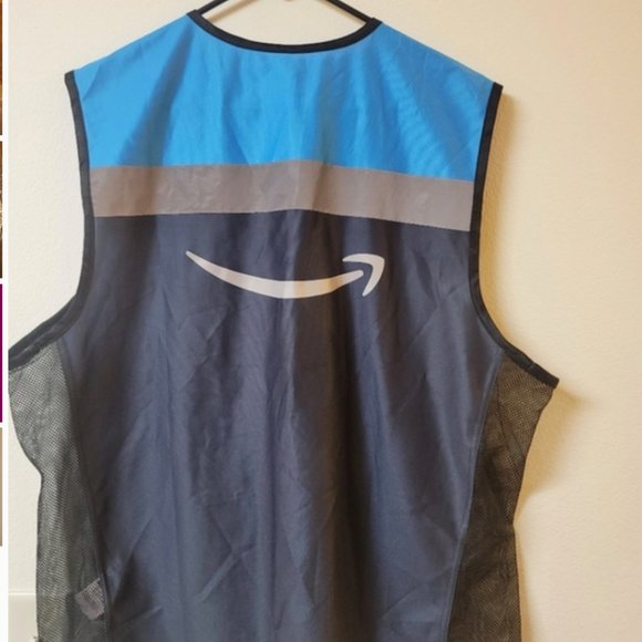Three 4XL - 5XL Amazon NEW (3 in all) Flex Vests 4x 5x Delivery Driver Vest New - Picture 4 of 4